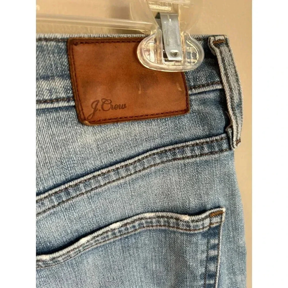 J.Crew Distressed Straight Leg Jeans, Size 26P - Picture 6 of 10